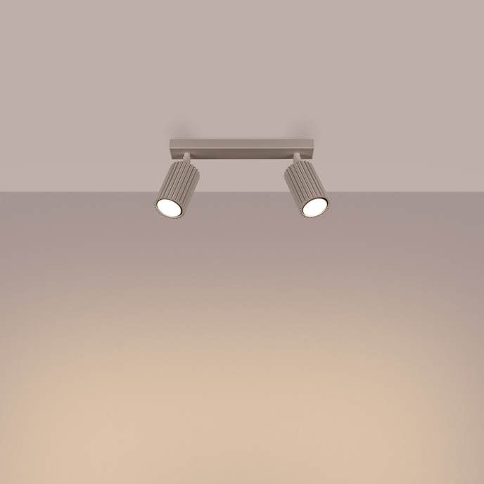 Wandlamp KARBON taupe