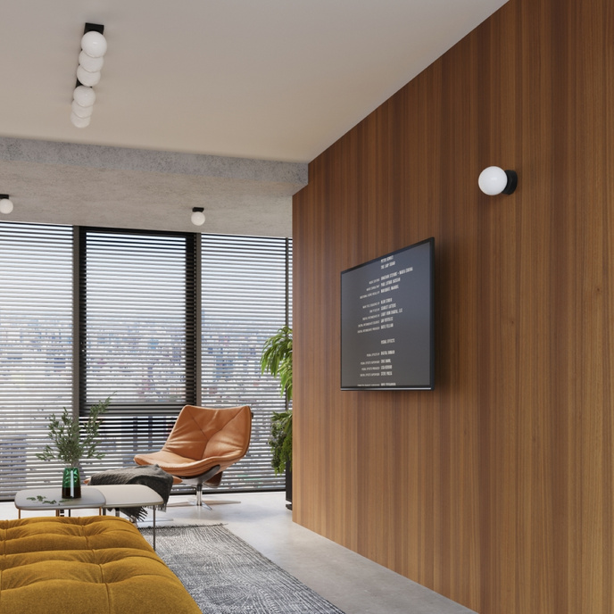 Wandlamp YOLI 1 zwart