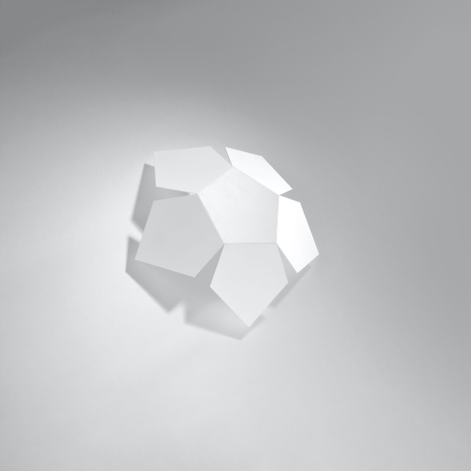Wandlamp PENTA wit