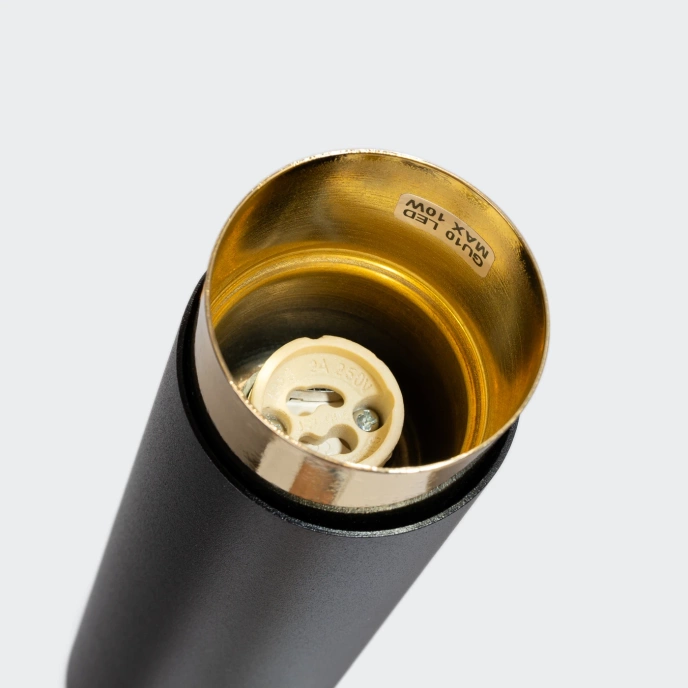 Plafondlamp NERO 12,5 zwart/goud