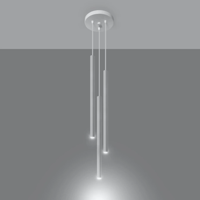 Hanglamp PASTELO 3P wit