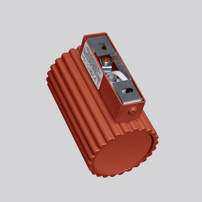 Wandlamp KARBON 10 rood oker