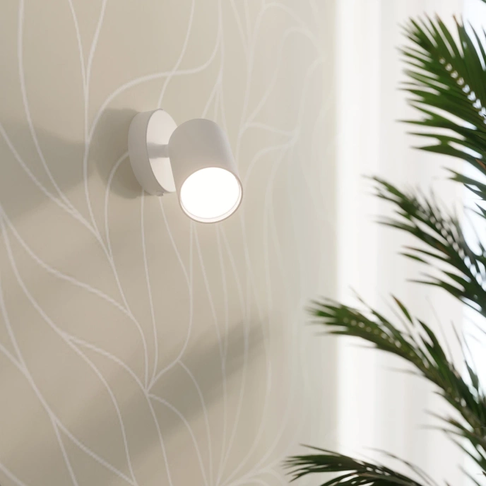 Wandlamp LEMMI 1 wit