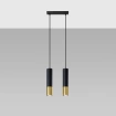 Hanglamp LOOPEZ 2 zwart/goud