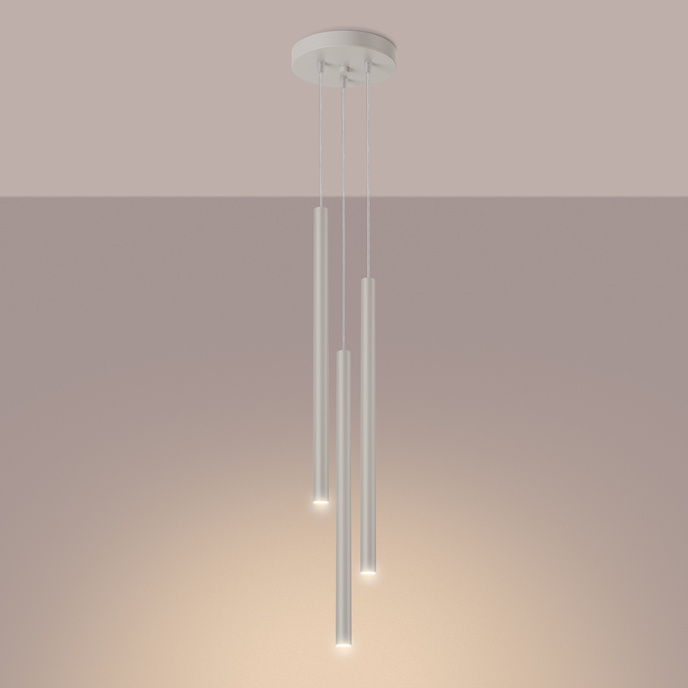 Hanglamp PASTELO 3P beige