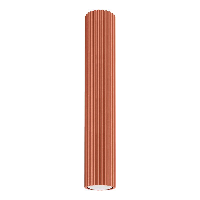 Plafondlamp KARBON 40 rood oker