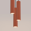 Hanglamp KARBON 3P rood oker