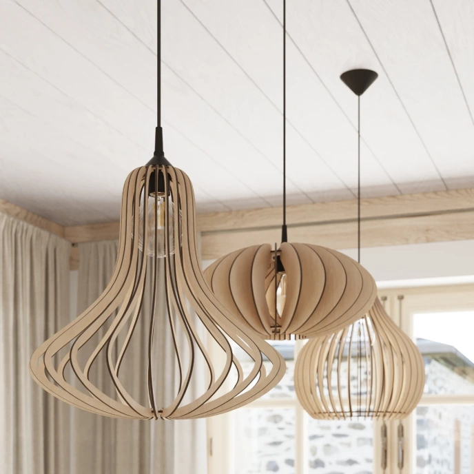Hanglamp ELZA hout