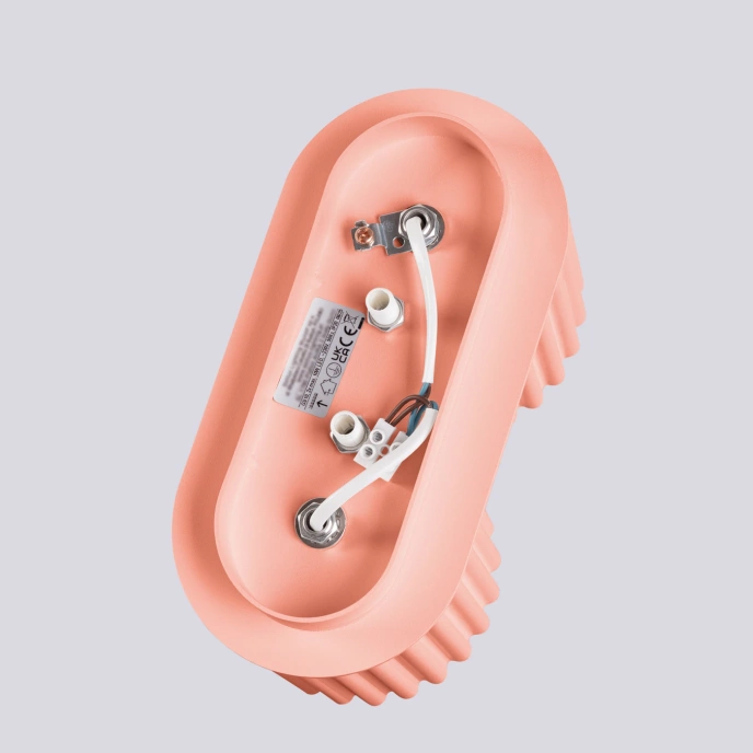 Plafondlamp AURA 2 perzik GU10