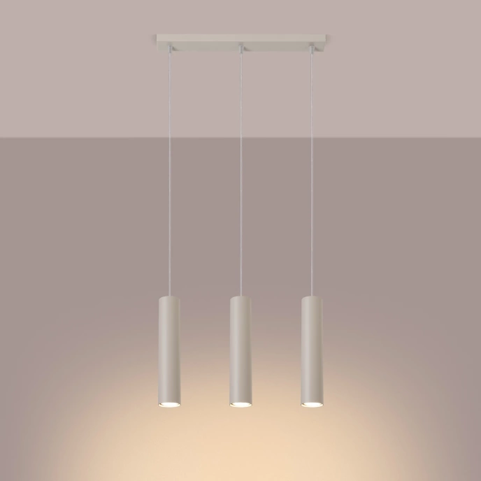Hanglamp LAGOS 3L beige