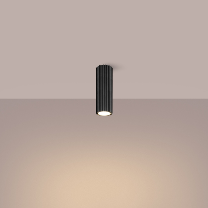 Plafondlamp KARBON 20 zwart