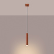 Hanglamp LAGOS 1 rood oker