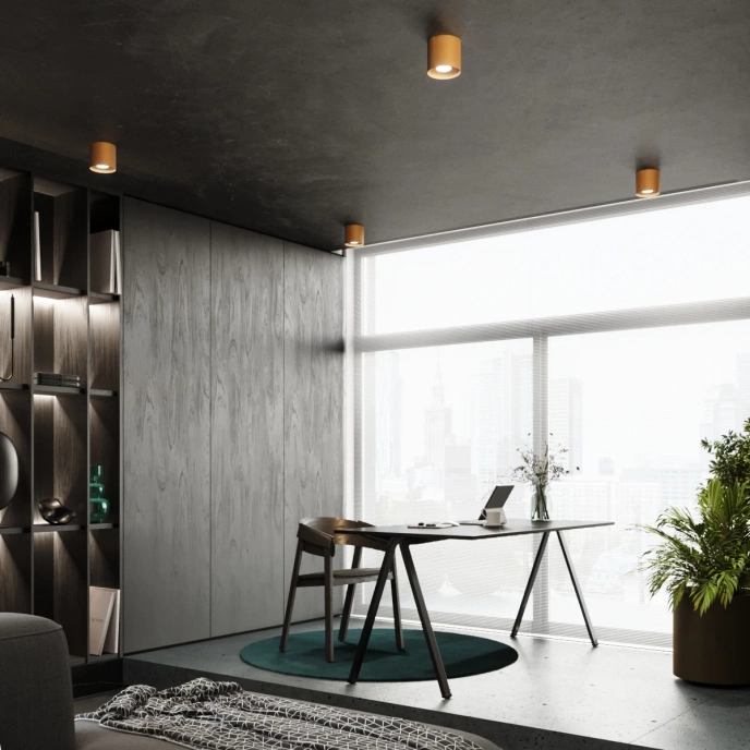 Plafondlamp MIKA goud