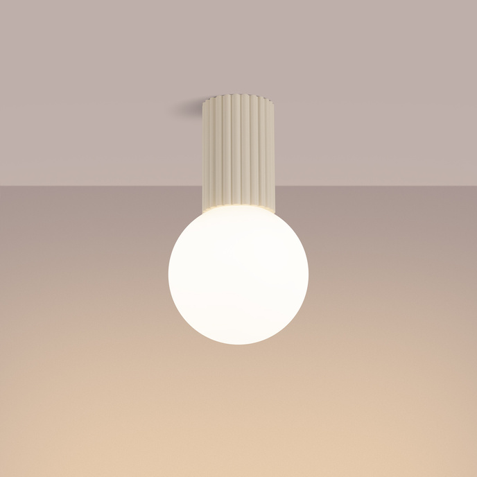 Plafondlamp HALO beige IP44