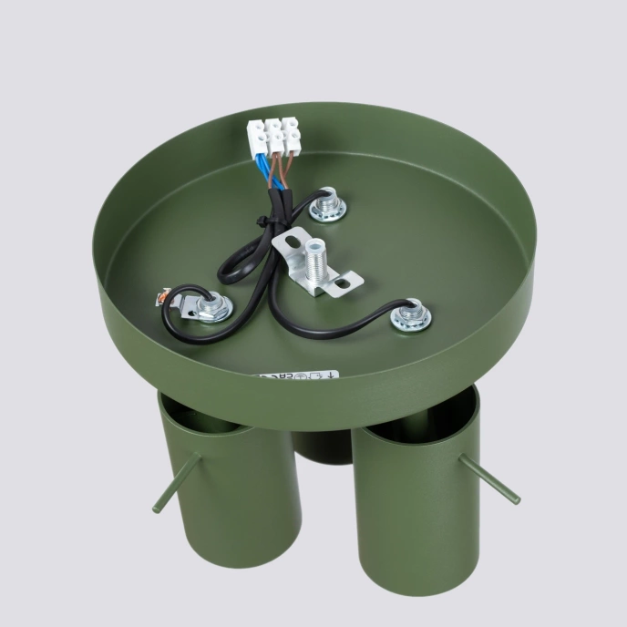 Plafondlamp RING 3P olijfgroen