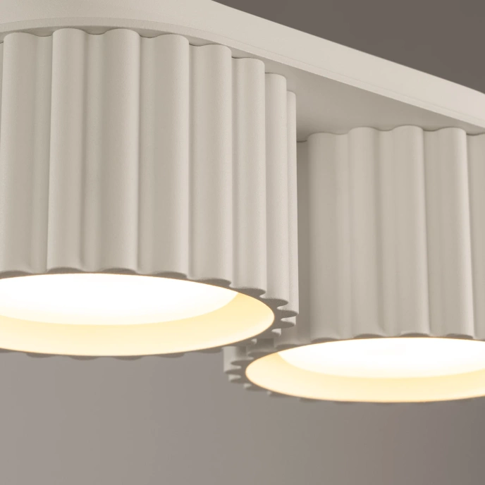 Plafondlamp AURA 2 beige Gx53