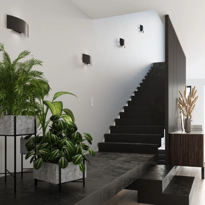 Wandlamp MAGNUS zwart