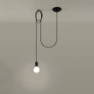 Hanglamp EDISON 1 zwart