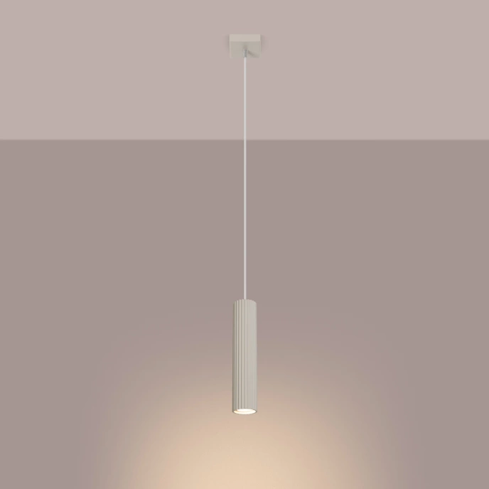 Hanglamp KARBON 1 beige