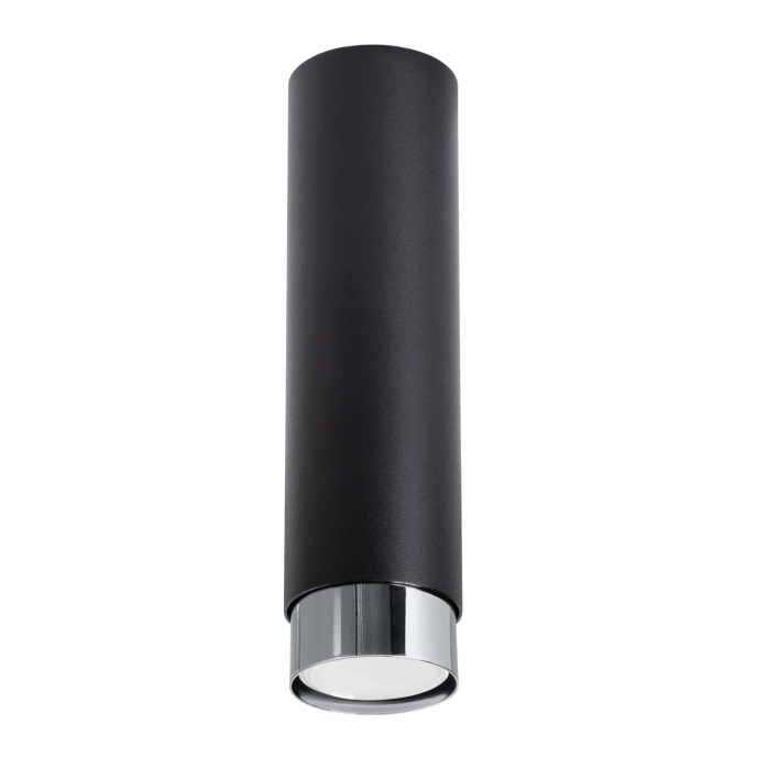 Plafondlamp NERO 22,5 zwart/chroom