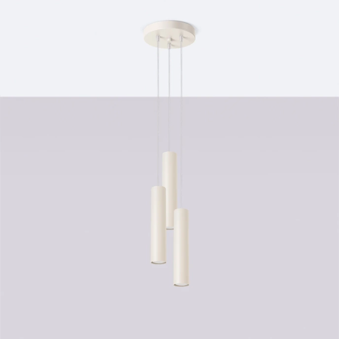 Hanglamp LAGOS 3P beige