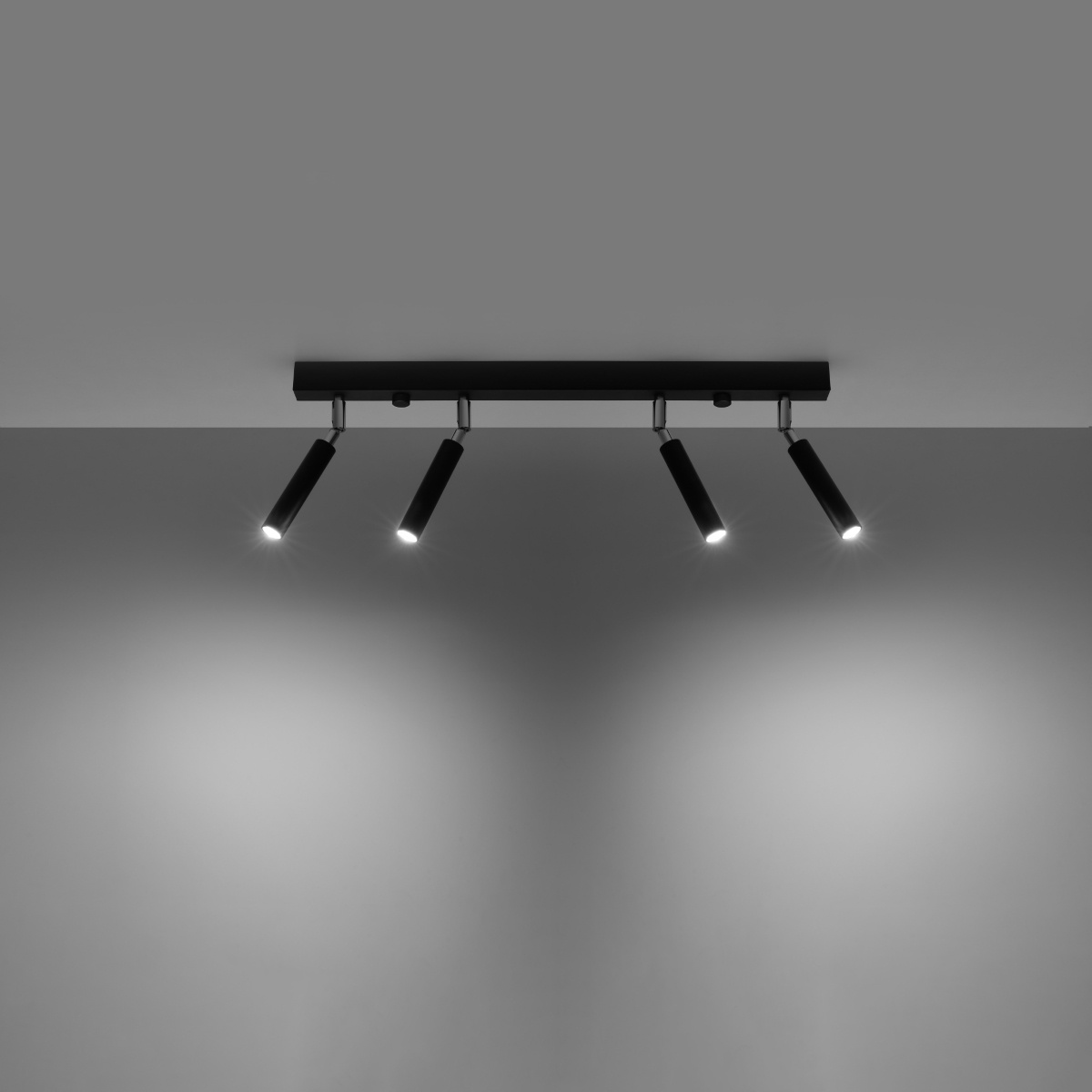 Plafondlamp EYETECH 4 zwart
