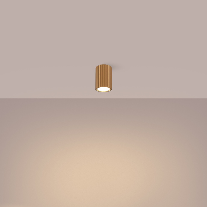 Plafondlamp KARBON 10 goud