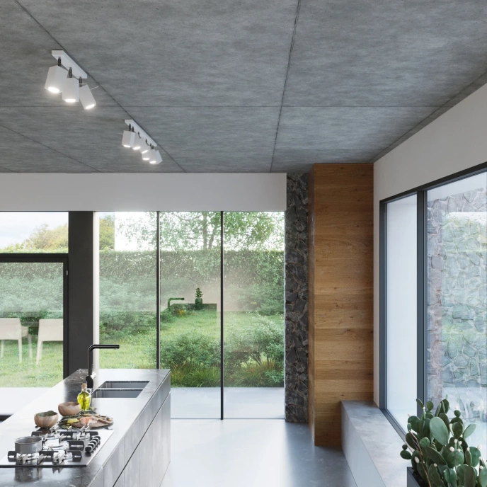 Plafondlamp MERIDA 3 wit