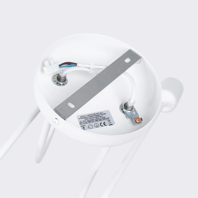 Kroonluchter LOOP 2 wit