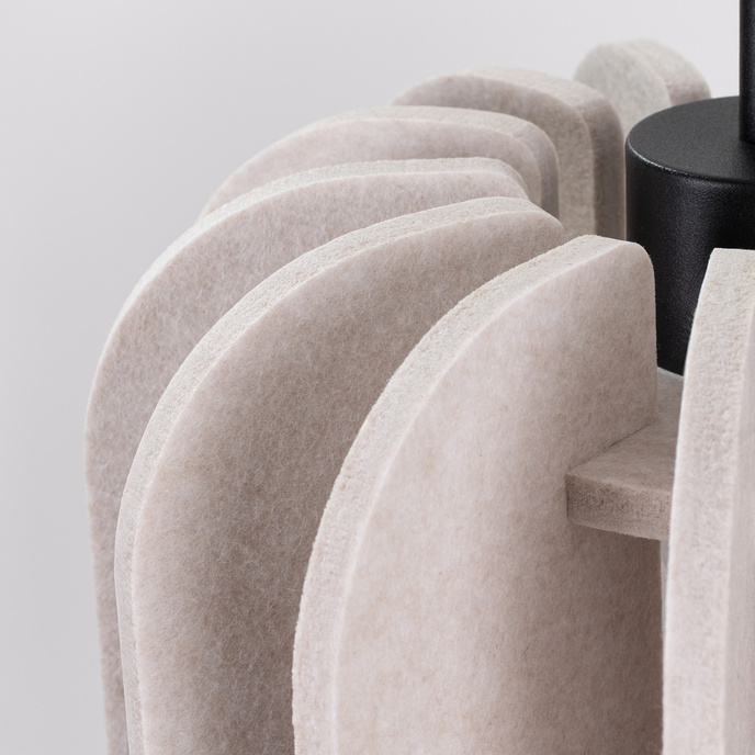 Hanglamp MULA 27 beige