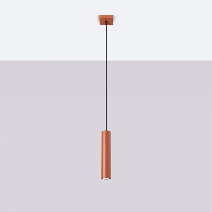 Hanglamp LAGOS 1 rood oker
