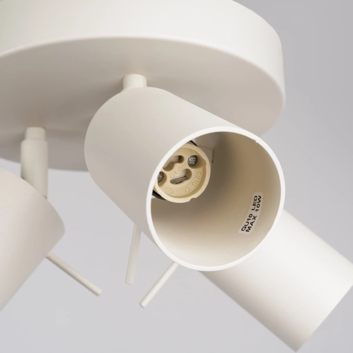 Plafondlamp RING 3P beige