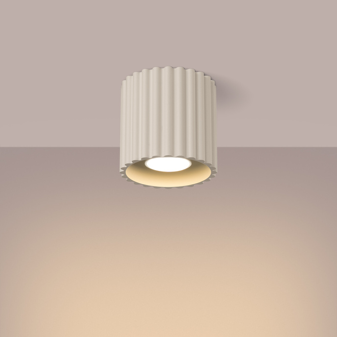 Plafondlamp AURA 1 beige GU10