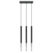 Hanglamp MOZAICA 3L zwart/chroom