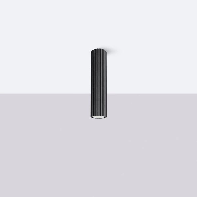 Plafondlamp KARBON 30 zwart