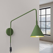 Wandlamp NOX olijfgroen