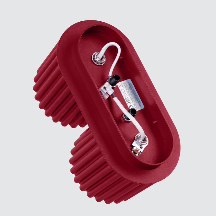 Plafondlamp AURA 2 bordeaux GU10