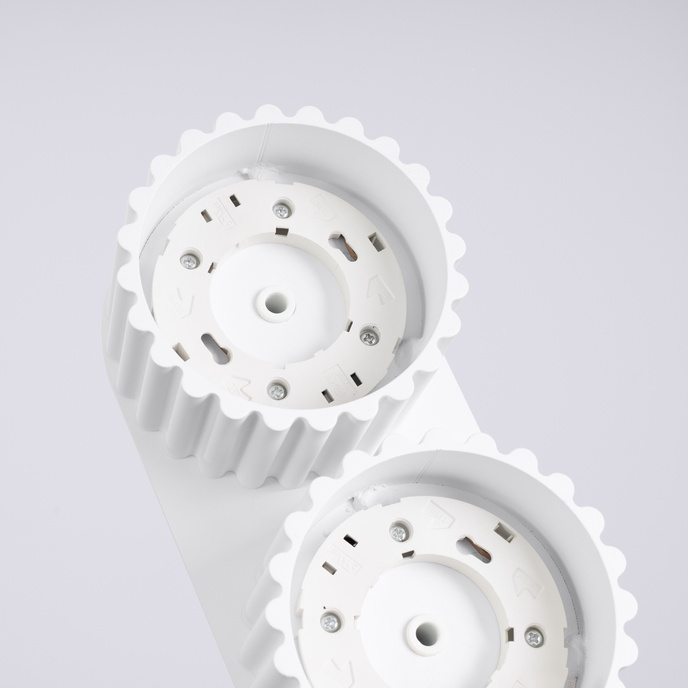 Plafondlamp AURA 2 wit Gx53