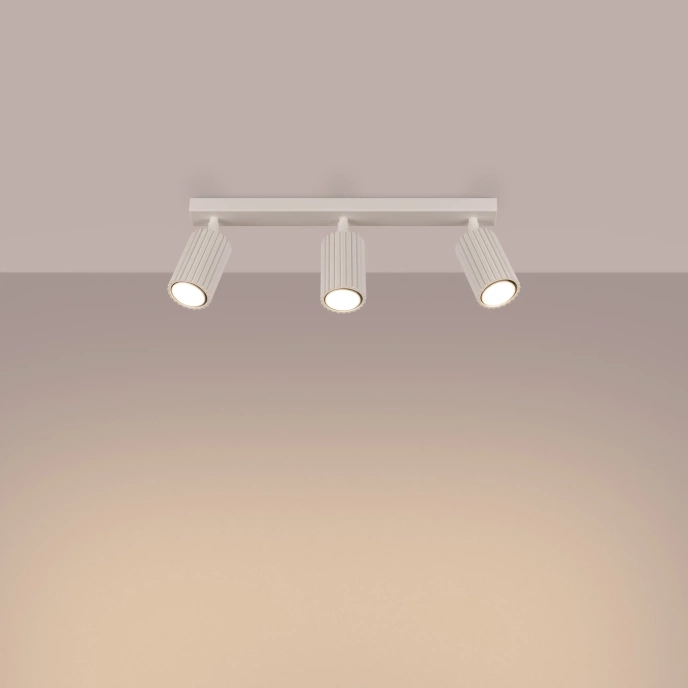 Plafondlamp KARBON 3L beige