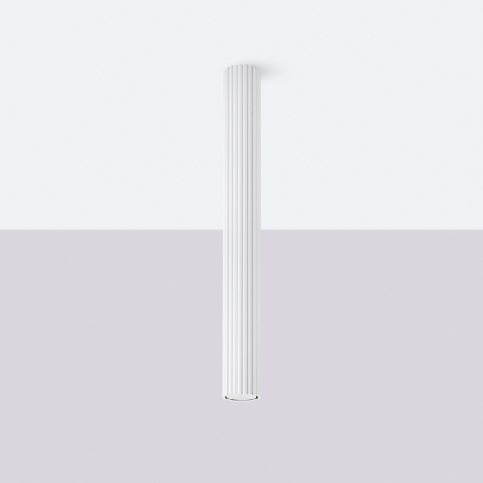 Plafondlamp KARBON 60 wit