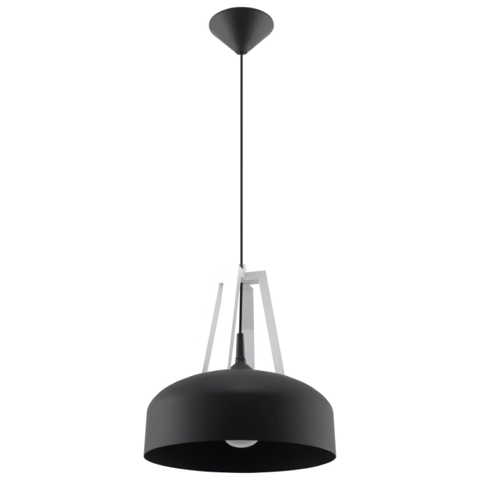 Hanglamp CASCO zwart/wit