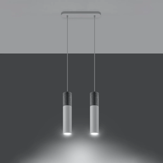 Hanglamp BORGIO 2 wit