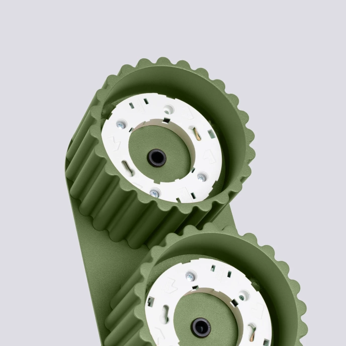 Plafondlamp AURA 2 olijfgroen Gx53