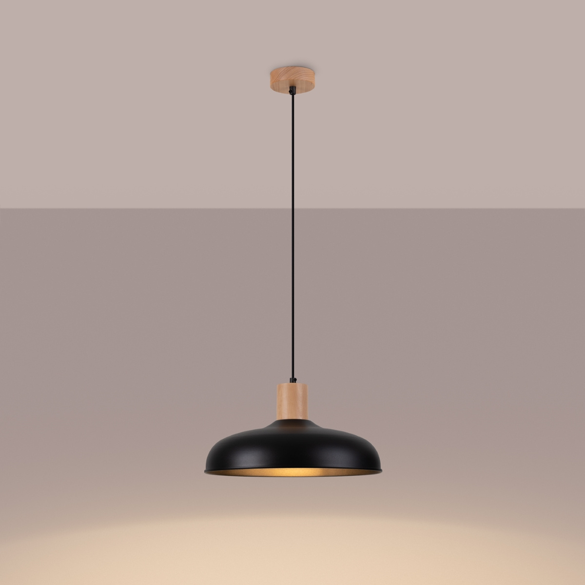 Hanglamp INDY zwart