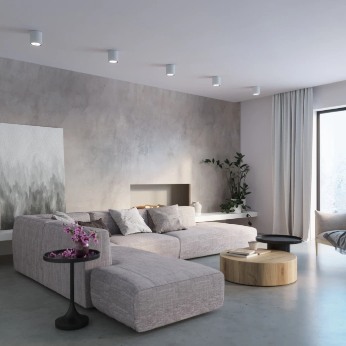 Plafondlamp CULLO beton