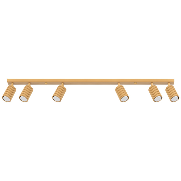 Plafondlamp KARBON 6L goud
