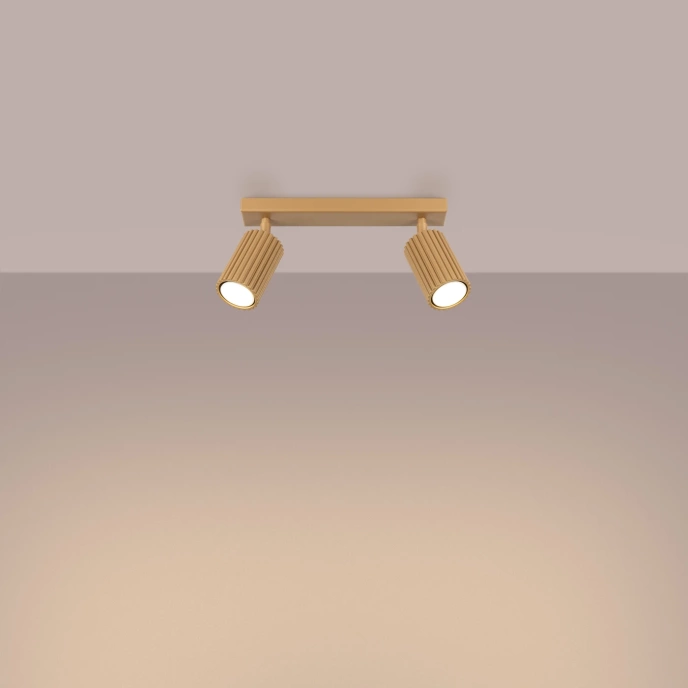 Plafondlamp KARBON 2 goud