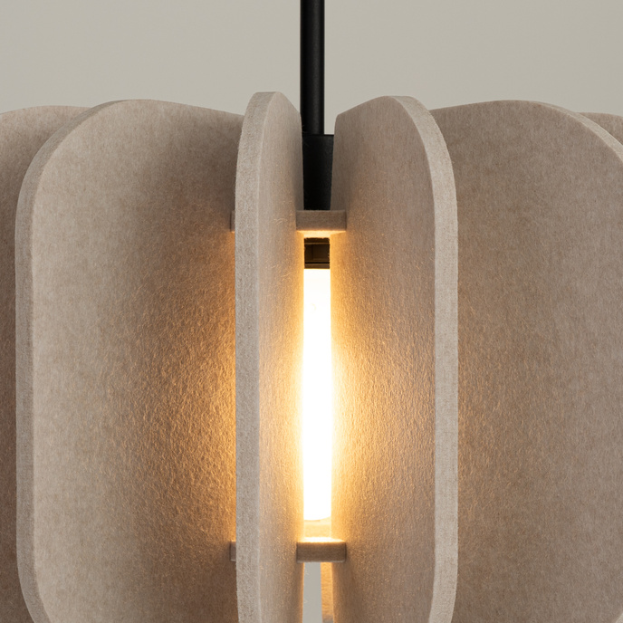 Hanglamp MULA 45 beige