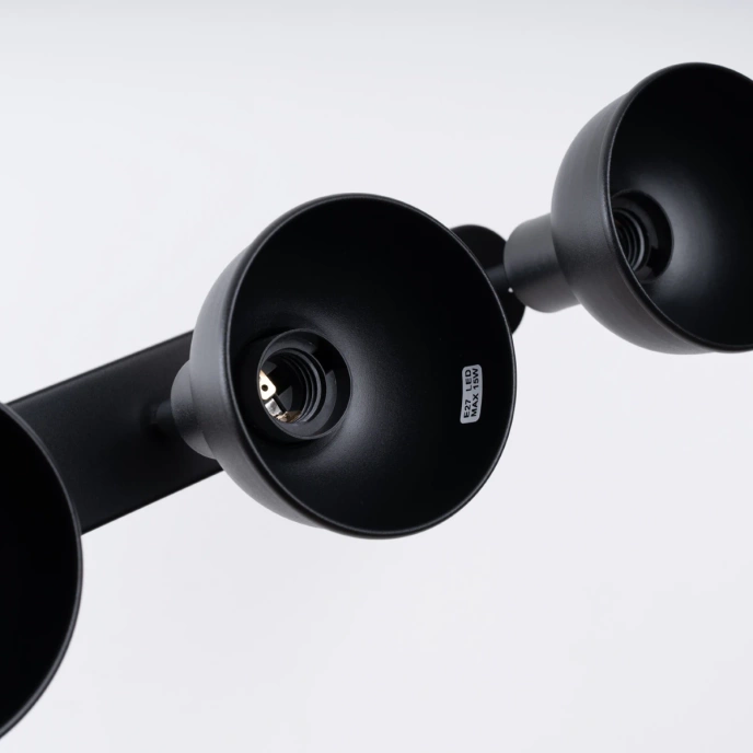 Plafondlamp ELBA 3 zwart