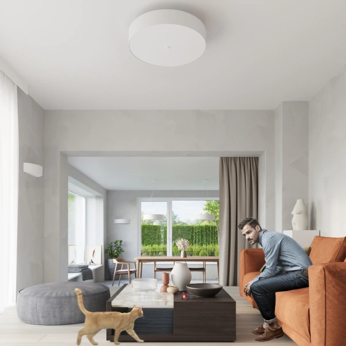 Plafondlamp SKALA 80 wit